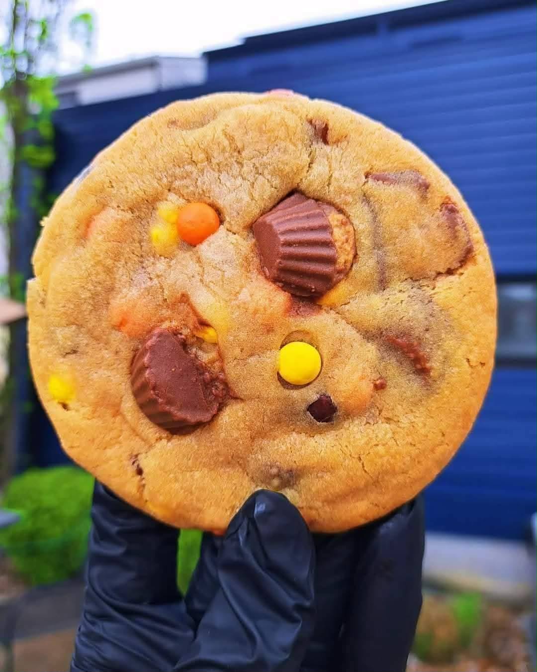 Reese's-Overload-Cheesecake-Filled-Cookie