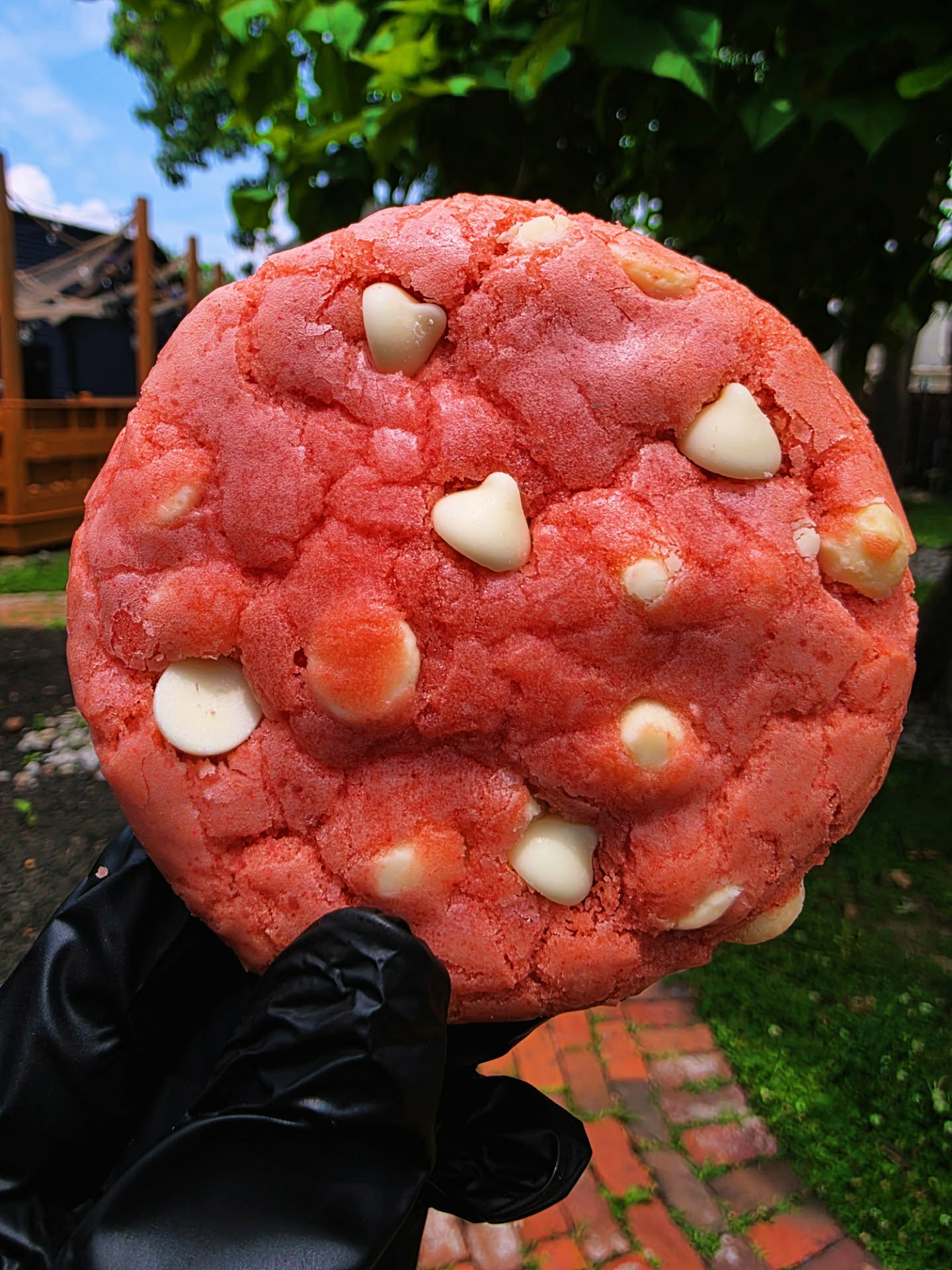 Strawberry-Shake-Cheesecake-Filled-Cookie